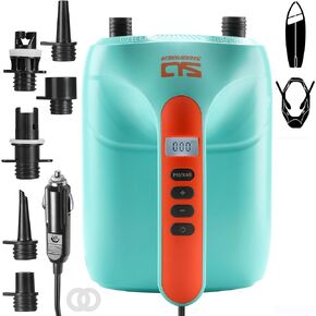Swonder 20PSI High Pressure Digital Electric Air Pump for Stand Up Paddle Board | Kayak | Tent, SUP Inflator with Intelligent Dual Stage & Auto-Off, Two Colors