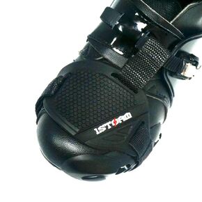 1Storm Motorcycle Motocross ATV Dirt Bike Adult Elbow/Knee Guard Protectors Solid Black