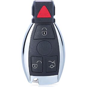 Beefunny 315MHz Smart 3+1 4 Button Replacement Remote Key Fob for Mercedes-Benz Support NEC & BGA 2000-2014 Year, 705 Moto