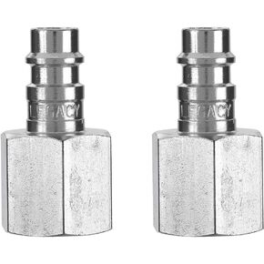 Flexzilla Pro High Flow Coupler & Plug Kit, 1/4" Body, 3/8" NPT, 7-Piece - A53657FZ