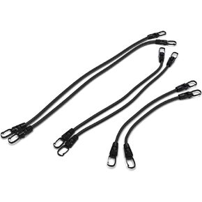 Nordic Lifting Resistance Bands for Mini Stepper (3 pairs) - For Strength Training & Muscle Toning - Different Resistance Levels for Men & Women - 1 Year Warranty, Black