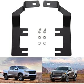 Ditch Light Brackets for Chevy GMC - Hood Light Mount Bracket for 2015-2022 Chevy Colorado 2015-2021 GMC Canyon Auxiliary Offroad LED Pod Light Work Lights Hinges Mounting Cowl Panel Lower Windshield