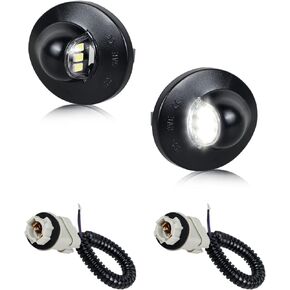 مصابيح LED للوحة الترخيص مع مقابس لتسخير الأسلاك متوافقة مع Ford F150 F250 F350 Ranger Excursion Explorer Expedition in Kuwait