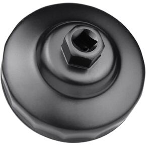 93mm 15 Flute Oil Filter Wrench Fit for Dodge Ram Cummins Oil Filters, Steel Oil Filter Socket Removal Tool for 5.9/6.7 Cummins Diesel