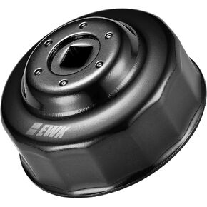 EWK 3/8 inch 64mm 14 Flute Oil Filter Wrench Compatible for Toyota Scion Honda Lexus