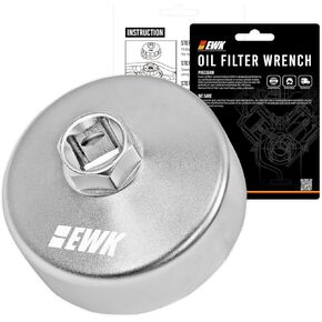 EWK 64mm 14 Flutes Forged Carbon Steel Oil Filter Wrench for Toyota Camry, Tundra, Tacoma, Corolla/Honda/Lexus