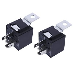 2PCS Relay 12V 40A 601053 026237 Compatible with Hustler Super Z Super Mini Z ZR7 X-One Z4 Sport Super Fastrak Raptor Mini Fastrak Mowers