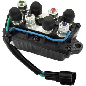 Boat Power Trim and Tilt Relay Assy Compatible with Yamaha 3 Pin Replacement for 61A-81950-01-00 61A-81950-00-00