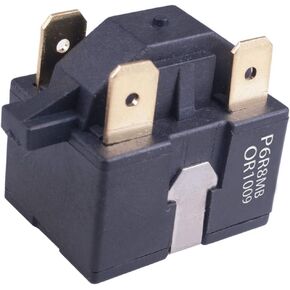 P6R8MB OR1009 PTC Starter Relay 3 Pin Refrigerator Start Relay Replacement for 6748C-0002C Fit for LG Refrigerator Compressor