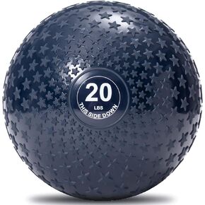 JFIT Weighted Slam Ball, 20 LB, Midnight Star