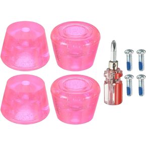 PATIKIL Roller Skate Toe Stops, with Screwdriver 82A Rubber Brake Stoppers Block for Roller Skate Accessories Replacement