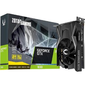 بطاقة رسومات للألعاب ZOTAC GeForce GTX 1630 4GB GDDR6 بسرعة 12 جيجابت في الثانية 64 بت، مضغوطة للغاية، ZT-T16300F-10L in Kuwait