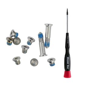 Bottom Case Screw Set and Pentalobe Screwdriver for MacBook Retina 13" (A1425, A1502) and 15" (A1398)