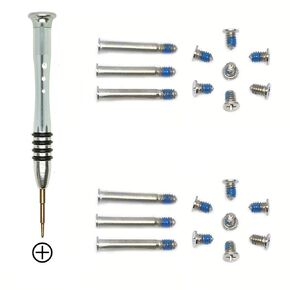 2 Sets Replacement Screws with Screwdriver for MacBook Pro 13" 15" 17" A1278 A1286 A1297 2009-2012, Unibody Bottom Case Cover Phillips Repair Tool Kit Notebook Laptop PC Computer Screw