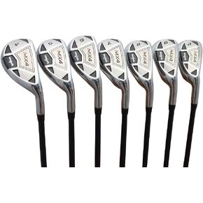 Men’s Majek MX4 Hybrid Iron Set, which Includes: #4, 5, 6, 7, 8, 9, PW Regular Flex Graphite Right Handed New Utility Clubs
