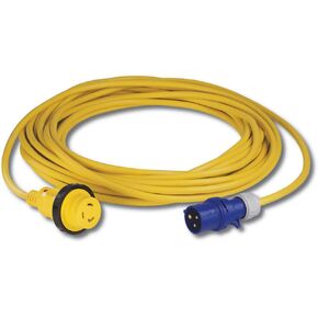 Marinco 1MSPPXP Cordset, 16A 230V, 1M, With European Plug, Yellow