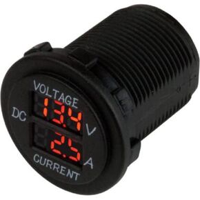 421625-1 Digital Volt/Amp Meter - Round