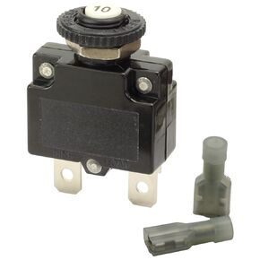 Fastronix 30 Amp Push Button Manual Reset Circuit Breaker Panel Mount Kit