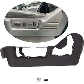 JMTAAT غطاء لوحة التكافؤ لمقعد الطاقة الأيسر للسائق متوافق مع 2009-2014 Ford F150 بديل مباشر لـ 9L3Z-1662187-EA & F761 in Kuwait