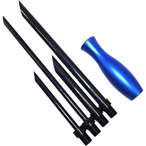 5PCS Wire Insertion Tool Set, Piercing, Lead Wire Threading, Handhold Auto Repair Disassembly Gadget, Laser Tools, Wire Harness Special Lead Tool, OEM:7618