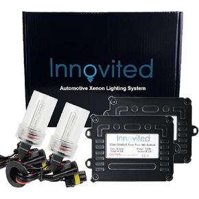 H1 10000K HID Xenon Bulb (1 Pair) Bundle with 2 x 55W Canbus Error Free Ballast (Ocean Blue)