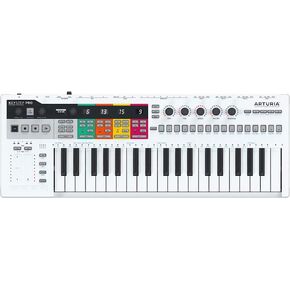 ARTURIA MIDI Keyboard Controller with KeyStep Pro Sequencer Function, USB CV/GATE Connection, Chroma Chroma