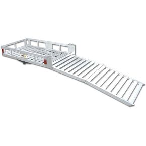 MAXXHAUL 70275 Aluminum Cargo Carrier | With 60" Folding Ramp | 53.5" x 29"