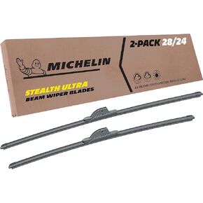 Michelin 19-2020SUBA Stealth Ultra Twin Pack 20 inch Wiper Blade Fits Select Ford, Dodge, Chevrolet, Honda, GMC, Lincoln, Jeep, BMW, Mercury, Scion, Model Years (2 Pack)
