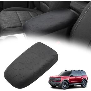Center Console Armrest Cover for 2021-2023 Ford Bronco Sports, Center Console Armrest Box Cushion Soft Arm Rest Pad, Scratch Resistance Armrest Cover, Automotive Interior Accessories