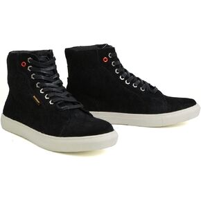 Milwaukee Leather MBM9155 Men's Black Suede Reinforced Street Riding Waterproof Shoes with Ankle Support - 10