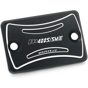 Front Brake Fluid Reservoir Cover Fits For SUZ-UKI DRZ 400 DRZ400S 400SM DZ400E 2005-2024 Motorcycle Accessories Parts Fluid Oil Cap (Black)
