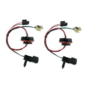 2pcs Headlight Lamp Wiring Harness Compatible with 2009-2017 Dodge Ram 1500/2500/3500/4500/5500 Replace 68193062AB 68193062AA for Quad Halogen Only