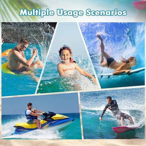 Ear Plugs for Swimming, 4-Pair Pack Swimming Earplugs for Kids Adult, Double Waterproof and Sound Hole Design Earplugs for Swimmer, Best for Showering Bathing Surfing Snorkeling in Saudi Arabia