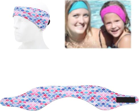 Waterproof Swimming Band, Powerful Hook SBR Material Swim Ear Band Good Elasticity for Swimming Lovers for Kids in Saudi Arabia