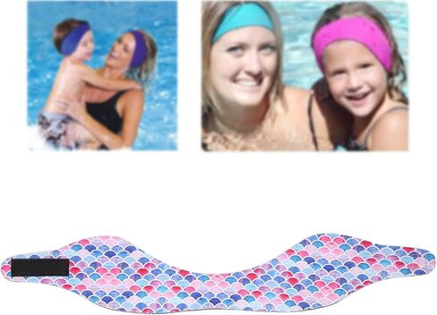 Waterproof Swimming Band, Powerful Hook SBR Material Swim Ear Band Good Elasticity for Swimming Lovers for Kids in Saudi Arabia