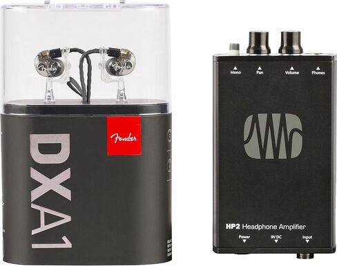 حزمة Fender MXA1 مع شاشات DXA1 Pro داخل الأذن ومضخم سماعة الرأس PreSonus HP2 in Saudi Arabia