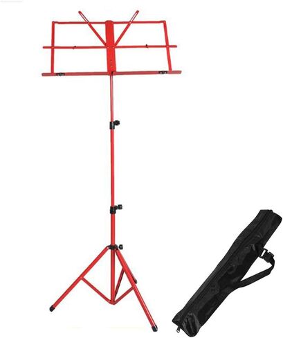 Brand New Lightweight Adjustable Folding Music Stand with Carrying Bag-Purple in Kuwait