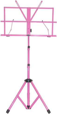 Brand New Lightweight Adjustable Folding Music Stand with Carrying Bag-Purple in Kuwait