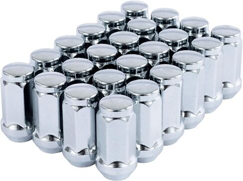 DCVAMOUS 24 قطعة 14x1.5 صواميل عروة سوداء 19 مم سداسية متوافقة مع عجلات Chevy GMC 6 Lug ما بعد البيع - M14x1.5 صواميل ممتدة 1.8 بوصة مقعد مخروطي طويل القامة لسييرا سيلفرادو 1500 سوبربان يوكون تاهو إسكاليد in Kuwait
