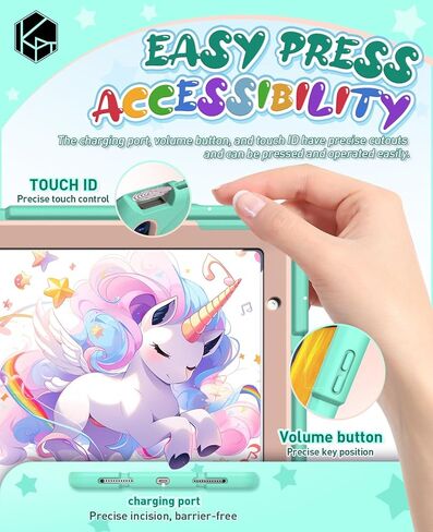 حافظة لجهاز iPad الجيل العاشر 10.9 بوصة 2022، حافظة iPad 10 مع مسند، غطاء واقٍ متين مقاوم للصدمات 2 في 1 مع حامل مدمج (أسود وأزرق) in Kuwait