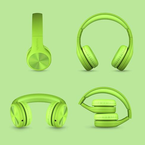 LilGadgets Connect+ Pro Wired Kids Headphones for School with Microphone, Volume Limiting & Noise Cancelling Over-Ear Headset with Cord, SharePort Technology & SoftTouch Padding, Black in Kuwait