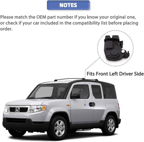 Door Lock Actuator Motor Front Left Driver Side 72155S5PA11 for 2002 2003 2004 2005 2006 Honda CR-V 03-07 Honda Pilot in Saudi Arabia