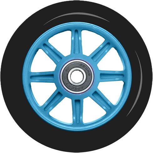 عجلات سكوتر FREEDARE مع محامل عجلات بديلة للسكوتر 100 مم 4 قطع (أزرق وأسود) in Kuwait