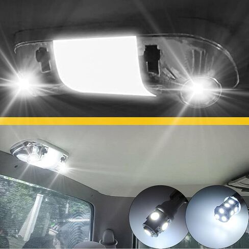 3Pcs Blue Interior Map Dome Light LED Bulbs Compatible with 1987-1996 Ford F-150 F-250 Bronco in Saudi Arabia