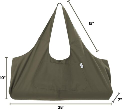 Large Yoga Mat Bag | The ORIGINAL YogiiiTotePRO | Large Yoga Bag or Yoga Mat Carrier with Side Pocket | Fits Most Size Mats in Kuwait