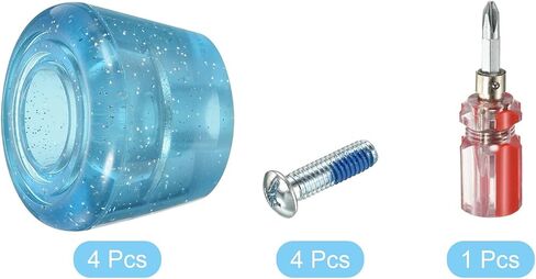 PATIKIL Roller Skate Toe Stops, with Screwdriver 82A Rubber Brake Stoppers Block for Roller Skate Accessories Replacement in Kuwait