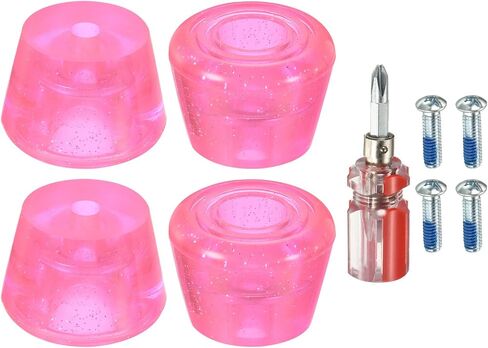 PATIKIL Roller Skate Toe Stops, with Screwdriver 82A Rubber Brake Stoppers Block for Roller Skate Accessories Replacement in Kuwait