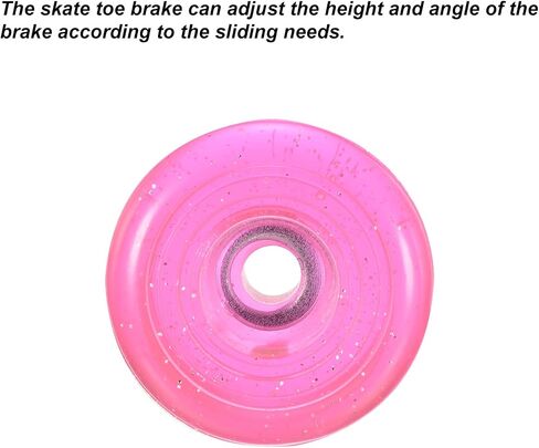 PATIKIL Roller Skate Toe Stops, with Screwdriver 82A Rubber Brake Stoppers Block for Roller Skate Accessories Replacement in Kuwait