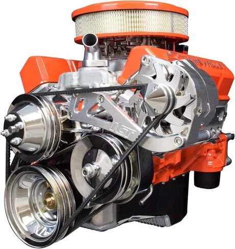 ICT Billet SBC Drivers Side Alternator Bracket Adjustable Long Water Pump Small Block 350 Compatible with Chevy Small Block Engines Mount Kit V Belt 551705Z in Saudi Arabia