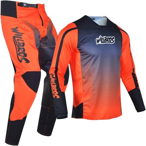موتوكروس جيرسي السراويل كومبو رجالي MX Gear Set الترابية دراجة الطرق الوعرة ركوب الخيل سباق الكبار in Kuwait